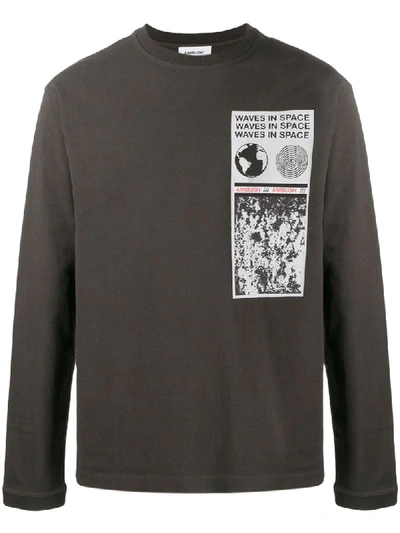 Shop Ambush Waves In Space Sweatshirt In Black
