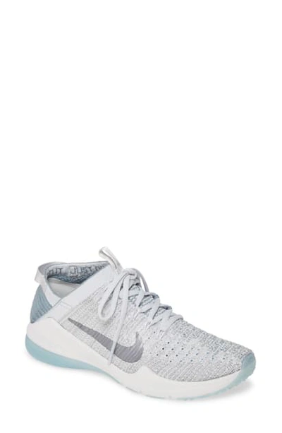 Shop Nike Zoom Air Fearless Flyknit 2 Amp Training Shoe In Ocean Cube/ Metallic Grey