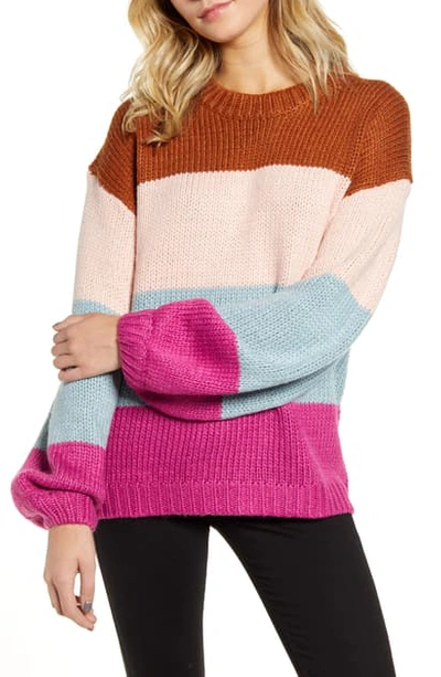Shop Minkpink Cozy Up With Me Sweater In Multi