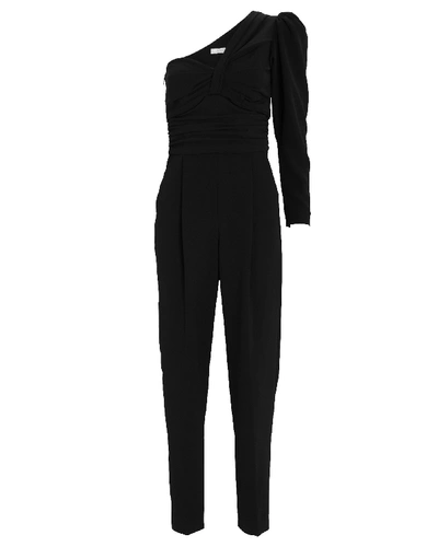 Shop A.l.c . Walden One-shoulder Jumpsuit In Black