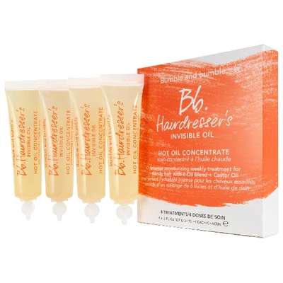 Shop Bumble And Bumble Hairdresser's Invisible Oil Hot Oil Concentrate 4 X .5 oz/ 15 ml Treatments