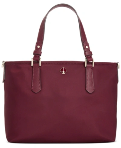 Shop Kate Spade Taylor Crossbody Tote In Cherrywood/gold