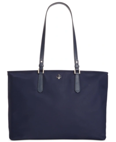 Shop Kate Spade Taylor Tote In Rich Navy/gold
