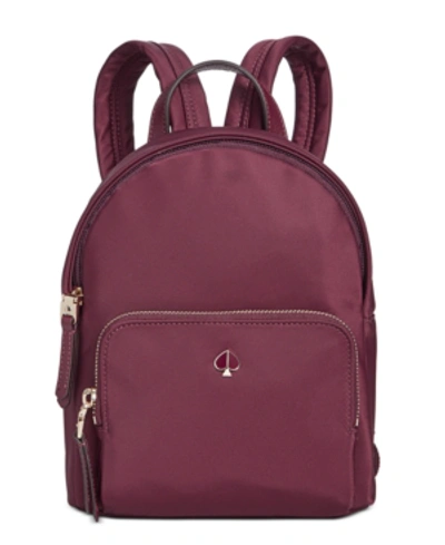 Shop Kate Spade Taylor Small Backpack In Cherrywood/gold