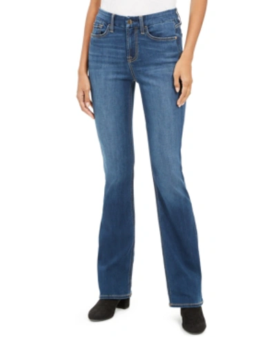 Shop Jen7 By 7 For All Mankind Jen7 Slim Bootcut Jeans In Classic Medium Blue