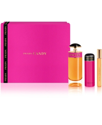 Shop Prada 3-pc. Candy Eau De Parfum Gift Set