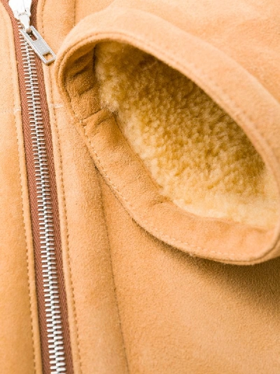 Shop Marni Reversible Hooded Coat In Brown