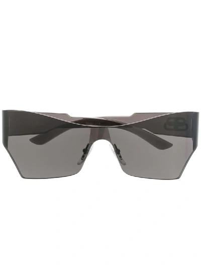 Shop Balenciaga Mono Cat Eye-frame Sunglasses In Black