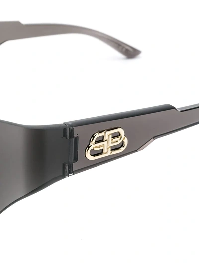 Shop Balenciaga Mono Cat Eye-frame Sunglasses In Black