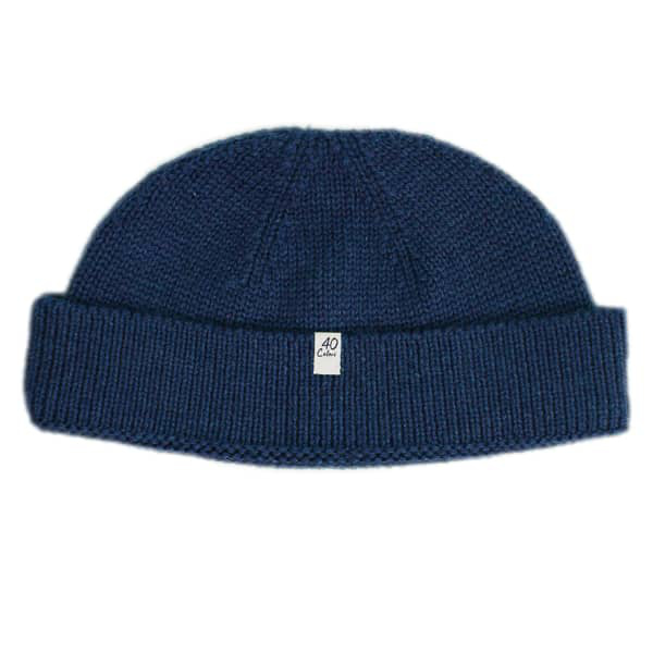 navy blue fisherman beanie