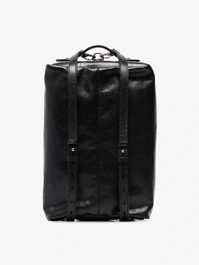 Shop Gucci Black Morpheus Leather Backpack