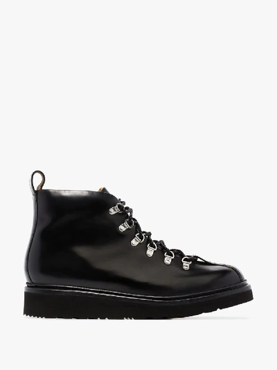 Shop Grenson Bobby Colorado Leather Boots In Black