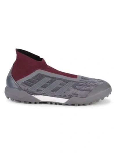 Shop Adidas Originals Pp Predator Sock Sneakers In Grey
