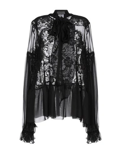 Shop Givenchy Lace Shirts & Blouses In Black