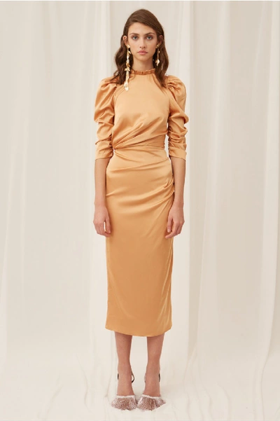 Shop Keepsake Own It Midi Dress In Copper