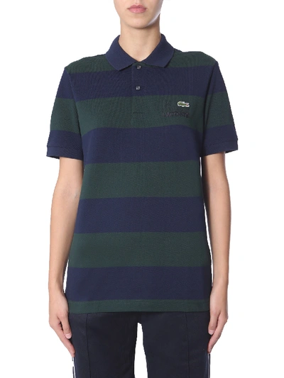 Shop Lacoste "la Chemise" Polo In Blue