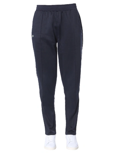 Shop Lacoste Jogging Trousers In Blue