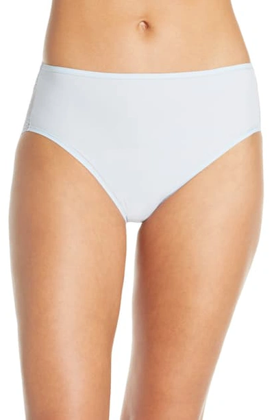 Shop Natori Bliss Perfection French Cut Briefs In Dusty Blue