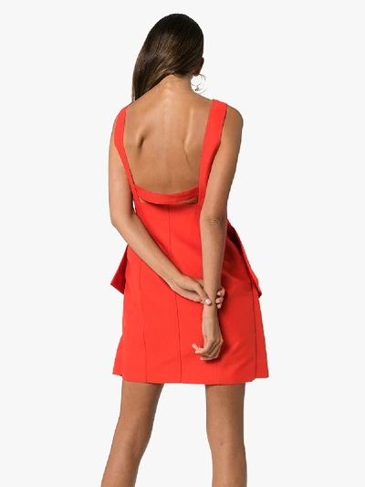 Shop Jacquemus La Robe Lecci Sleeveless Dress In Red
