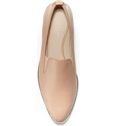 Shop Cole Haan Grand Ambition Slip-on Sneaker In Nude Leather