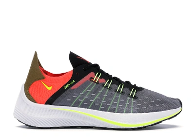 Pre-owned Nike Exp-x14 Black Volt Solar Red (women's) In Black/volt-solar Red-dark Grey-wolf Grey-white