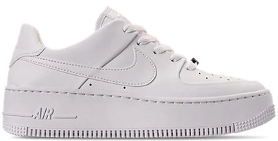 Pre-owned Nike Air Force 1 Sage Low Triple White (women's) In White/white-white