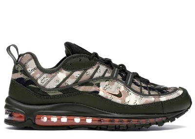 Pre-owned Nike Air Max 98 Camo Classic In Cargo Khaki/sunset Tint-black |  ModeSens