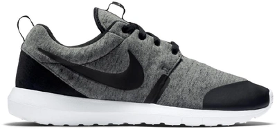 Pre-owned Nike Roshe Run Tech Fleece Cool Grey In Cool Grey/black-white |  ModeSens