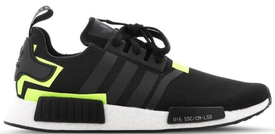 Pre-owned Adidas Originals  Nmd R1 Black Volt In Core Black/core Black/cloud White