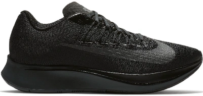 Pre-owned Nike Zoom Fly Triple Black (women's) In Black/black-anthracite