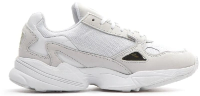 Pre-owned Adidas Originals Adidas Falcon Triple White (women's) In Cloud White/cloud White/crystal White
