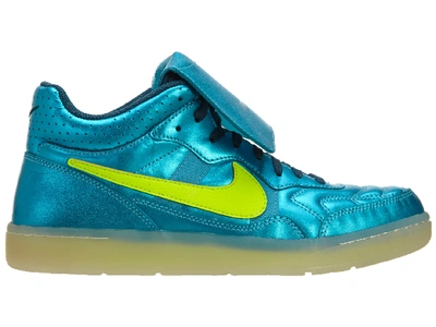 Pre-owned Nike  Nsw Tiempo 94 Mid Hp Qs Space Blue Volt In Space Blue/volt