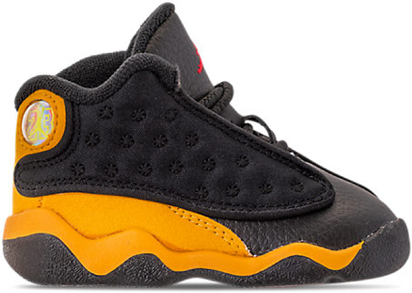 jordan 13 black university red university gold