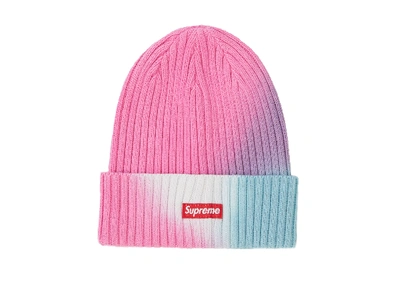 Pre-owned Supreme Overdyed Beanie (ss19) Pink Tie Dye