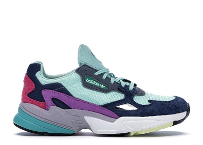 Pre-owned Adidas Originals Adidas Falcon Clear Mint Collegiate Navy  (women's) In Clear Mint/clear Mint/collegiate Navy | ModeSens