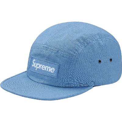 Pre-owned Supreme  Metal D-ring Camp Cap Light Blue