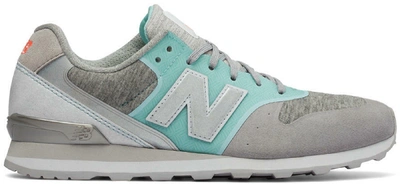 Pre-owned New Balance 696 Re-engineered Grey Blue (women's) In Blue/grey-white