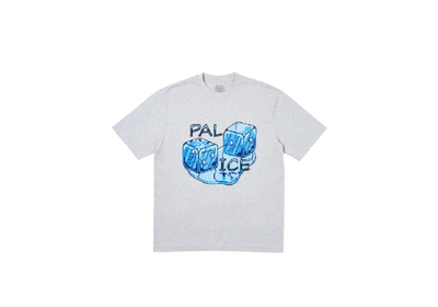 Pre-owned Palace Pal Ice T-shirt (ss19) Grey Marl