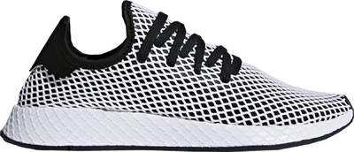 Pre-owned Adidas Originals Deerupt Black White In Core Black/core Black/running  White | ModeSens