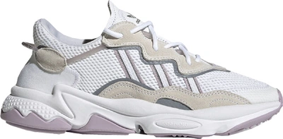 Pre-owned Adidas Originals Adidas Ozweego Cloud White Soft Vision (women's) In Cloud White/grey Three/soft Vision