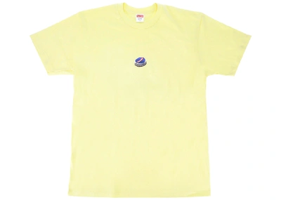 Pre-owned Supreme  Bottle Cap Tee Pale Yellow