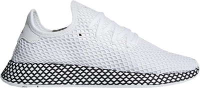 Pre-owned Adidas Originals  Deerupt Cloud White Core Black In Cloud White/cloud White/core Black