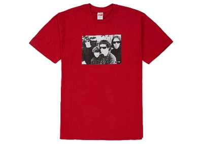 Pre-owned Supreme  The Velvet Underground Tee Red