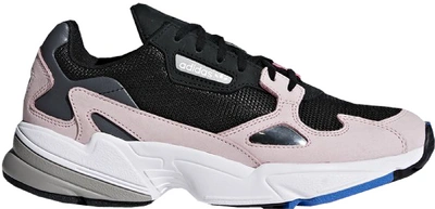 Pre-owned Adidas Originals Adidas Falcon Core Black Light Pink (women's) In Core Black/core Black/light Pink