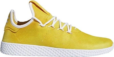 Pre-owned Adidas Originals  Tennis Hu Pharrell Holi Yellow In Bright Yellow/running White/running White