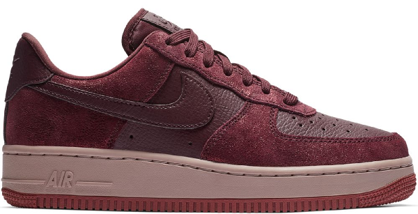 nike air force 1 burgundy crush