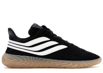 Pre-owned Adidas Originals  Sobakov Black White Gum In Core Black/footwear White/gum 3