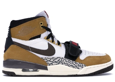 Pre-owned Jordan  Legacy 312 Rookie Of The Year In White/baroque Brown-wheat-varsity Red