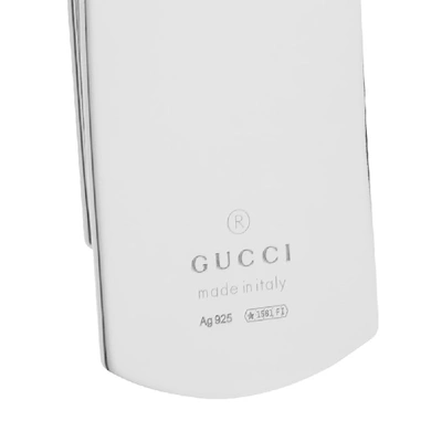 Shop Gucci Interlocking G Money Clip In Silver