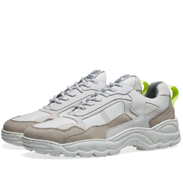 Filling Pieces Low Curve Iceman White Leather And Suede Sneakers Modesens
